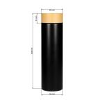 Vakuumflasche "Astana", 450 ml Schwarz