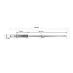 Barbecue skewer "Picante", set of 4 Silver