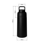 Vaccum bottle "Ampato", 480ml Black
