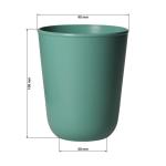 Trinkbecher "Tivoli, 350 ml, elastoNature Mintgrün
