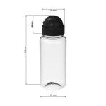 Drinking bottle "Junior", 400 ml Transparent blue