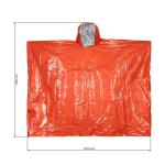 Outdoor poncho "Survival" Orange