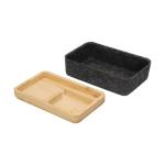 Felt storage box 'Reva' Convoy grey