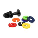 Weinstopper "Rainbow" Schwarz