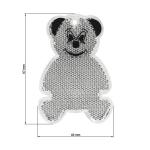 Reflector "Bear" Transparent yellow