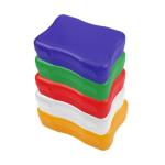 Lunch box "Wave", small Milky transparent