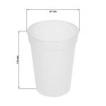Trinkbecher "Pfand" 0,3 l Milchig-transparent