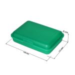 Storage box "School box" junior Milky transparent