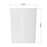 Toothbrush tumbler "Fresh" Transparent