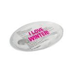 Gel heating pad "Oval", large Transparent