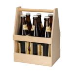 Bierflaschenträger "Six Pack" Natur