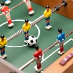 Tischkicker "Mini Soccer" Braun