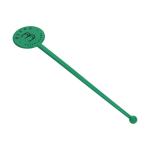 Cocktail stirrer "Round" Transparent blue