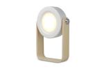Coollux multifunctional LED lamp with bamboo handle White