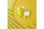 Xoopar Ice-G 65W GaN Power adaptor Yellow