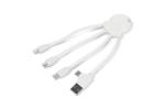 Enjoy Technology 4009| Xoopar Eco Octopus Ladekabel Ocean Bound Plastic Weiß