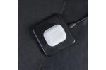 2259 | Xoopar Iné Wireless Fast Charger - Recycled Leather 15W Schwarz