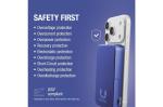 Fresh 'n Rebel Wireless Powerbank 10000mAh Compatible with MagSafe Aztec blue