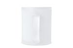 Mallorca Sublimations Becher aus gefrostetem Glas 335ml Ecru