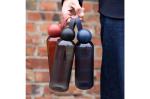 InSideOut Sagaform Ture Wasserflasche 600 ml Transparent schwarz