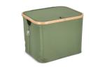 InSideOut faltbarer Korb mit Deckel Sogne 40,5 x 33 x 30cm rPET Olivgrün