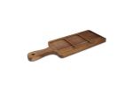 InSideOut Servierbrett aus Holz mit 3 Keramikschalen Ecru