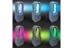 inSideOut Brislux – Rotorloser Softwind-Ventilator mit LED-Licht Weiß