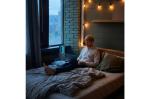 InSideOut Bladeless Soft Wind Fan Brislux with LED Light Fawn