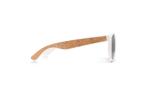 Justin RPC sunglasses with cork inlay UV400 White