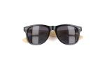 Justin RPC-Sonnenbrille mit Bambus UV400 Schwarz