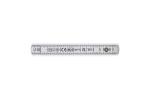 Calibrated foldable ruler 1m White