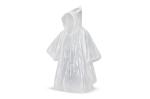 Rain poncho in a ball Aztec blue
