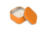 Ananda Duftkerze auf pflanzlicher Basis in recycelter Dose Orange