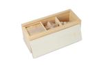Dieses nachhaltige Set enthält drei spannende Denkspiele: ein Sternenpuzzle, ein Pyramidenpuzzle und ein 3D-Würfelpuzzle, die alle aus FSC-Holz gefertigt sind. Sie sind in einer FSC-Holzbox Holz
