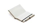 Cardboard notebook A6 + pen LT87949 Brown