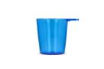 Festival-Shotglas mit Lanyard Transparent blau
