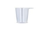 Festival-Shotglas mit Lanyard Transparent weiß