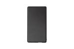 Powerbank 4000mAh mit Logo-Beleuchtung Silber/schwarz