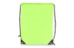 Drawstring bag premium Light green