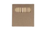 12 colouring pencils in kraft box Nature