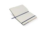 Notizbuch Jute R-PET Dunkelblau