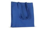 Tasche aus recycelter Baumwolle 140g/m² 38x10x42cm Blau