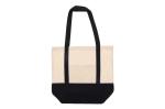 Shopping bag OEKO-TEX® cotton 140g/m² 40x10x35cm Black