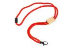 R-PET paracord lanyard Red
