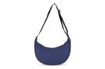 PU-coated R-PET 600D half moon sling bag 20L Dark blue