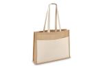 Jute Tragetasche OEKO-TEX® 45 x 12 x 35cm 320g/m² Ecru