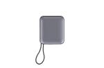 Nova Powerbank 22.5W Power Delivery with built in cables 10000 mAh Dark grey