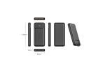 Nolu Powerbank mit LED-Anzeige 10.000 mAh Schwarz
