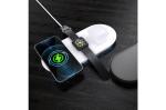 3in1 15 W wireless charger compatible with phones /Apple Watch/AirPod White