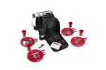 Double picnic bicycle pannier Black